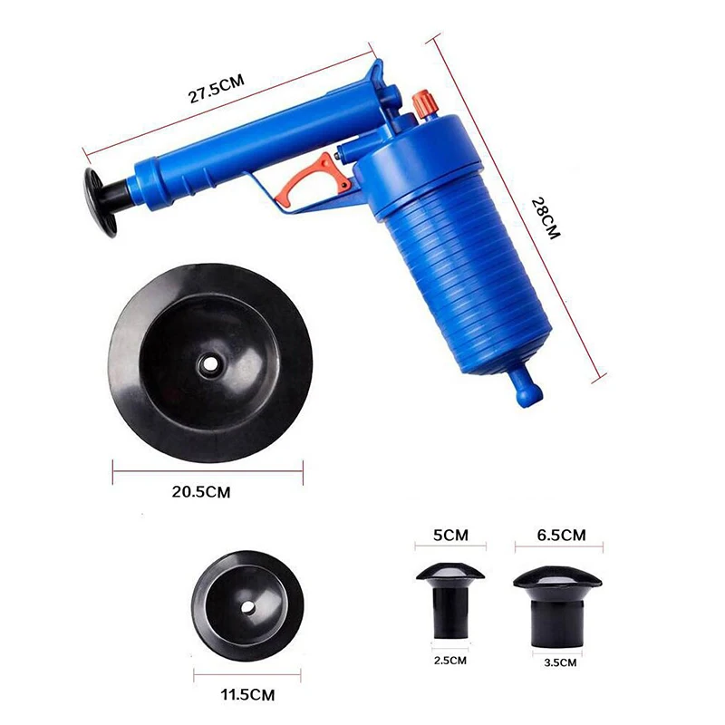 Домашний насос высокого давления для слива воздуха, очиститель для насоса, отключается от туалета, набор с вантузом, Прямая