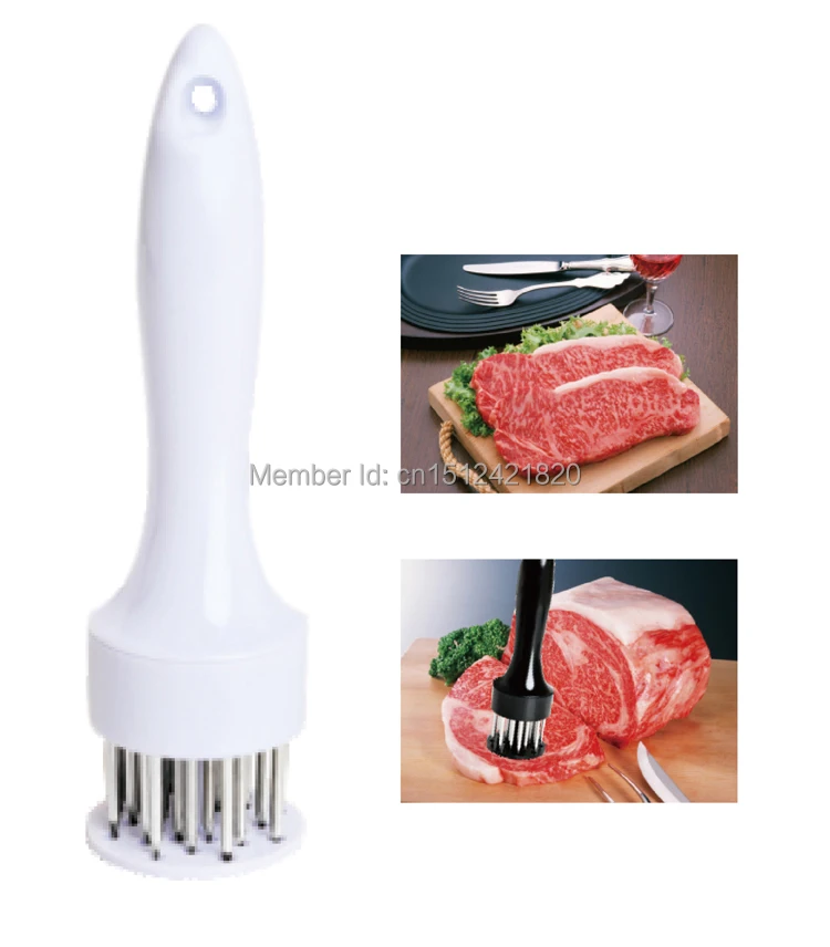 Professional Meat Beaf Steak Tenderizer stainless steel Spikes Knife