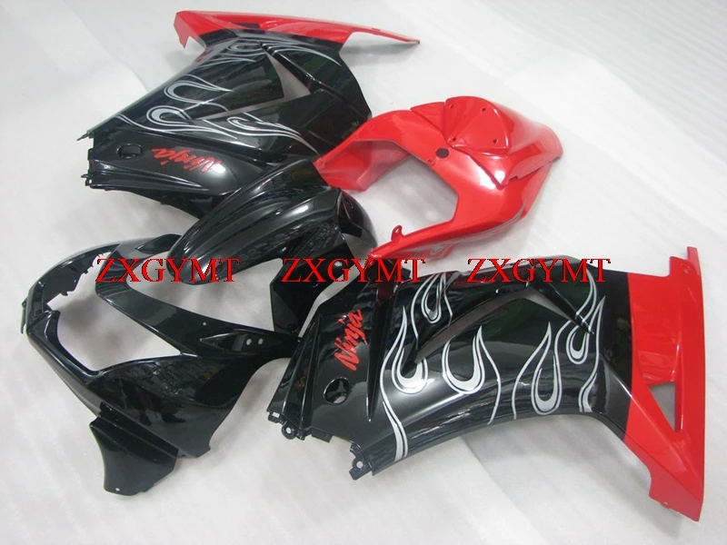 

Plastic Fairings for Ninja 250R 2008 - 2014 Fairings EX250 2010 Red White Frame Fairing EX 250 2009