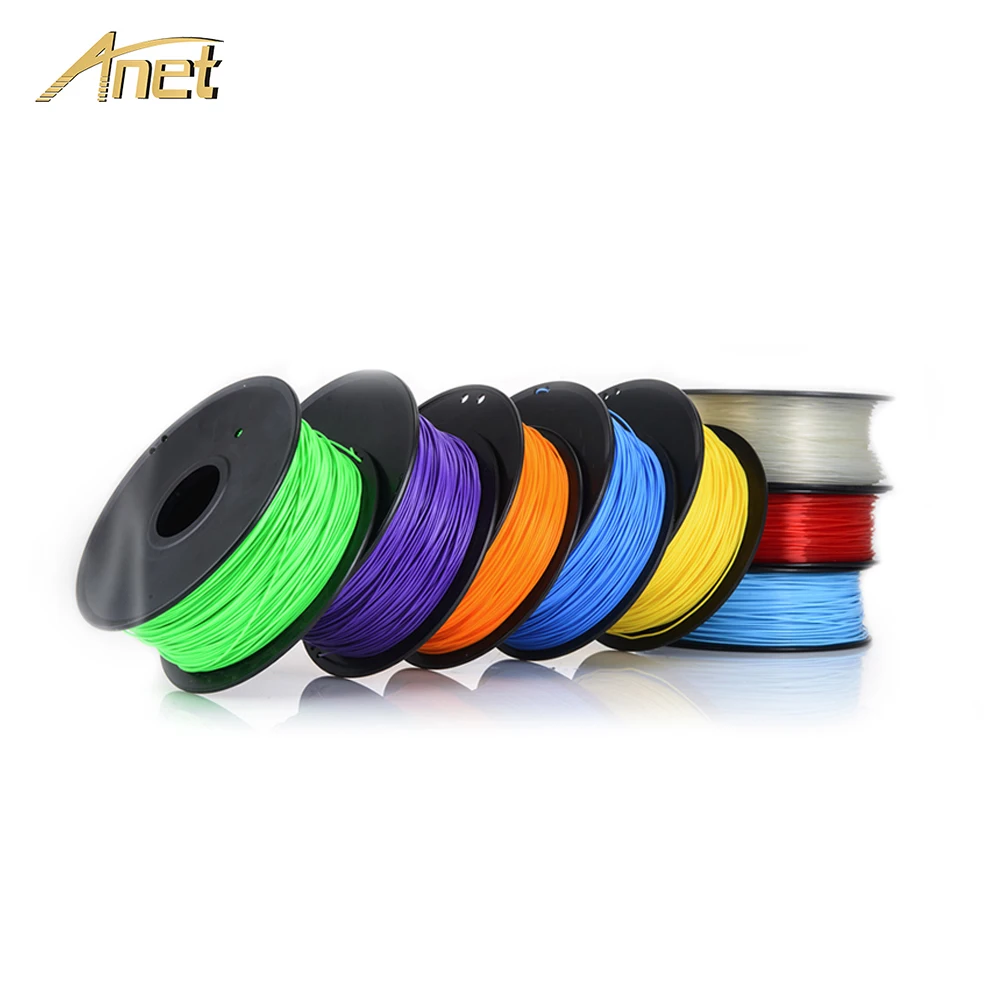 

Anet 3D Printer filament ABS 1.75mm 1Kg/spool Plastic Consumables Material Refills for MakerBot/RepRap/UP/Mendel 3D Printer