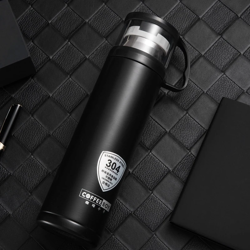 Coffee Boy Portable 500Ml Thermo Bottle Vacuum Flask For Tea 304 Stainless Steel Thermo Mug Thermoses Thermo Cup