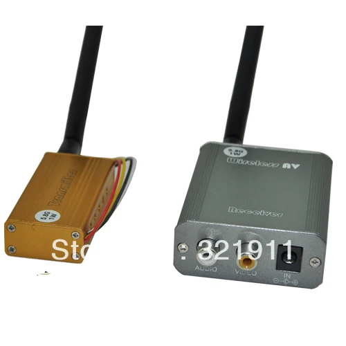 5.8GHz Wireless MINI 4Channel 1000mW AV Sender Audio & Video