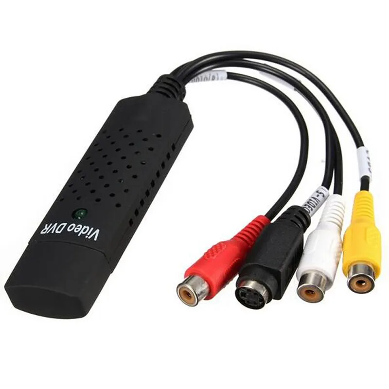 Hot sell USB 2.0 Video Easycap TV DVD VHS Capture Card Audio AV Easiercap Adapter for Computer
