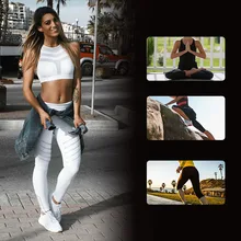 

Slimming Fitness leggings Waist Trainer Tummy Control Panties for Women Reflective Strip Skinny Tight Body Shaper Exercise Pants