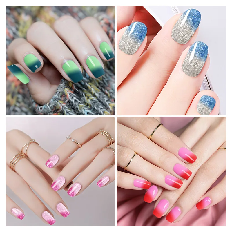 Saviland 15ml Chameleon Colors UV Gel Lacquer Temperature Change Color Gel Varnish Thermo Semi Permanent Lucky Gel Nail Polish