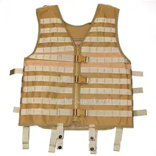 Molle тактический жилет страйкбольный походный Охота Рыбалка на открытом воздухе Охота Стрельба мягкие жилетки Пейнтбольная одежда
