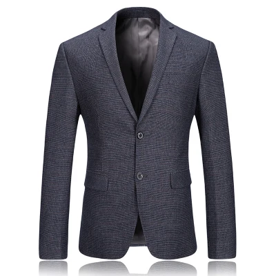 

Casual Suit for Men Gray High Quality Fashion Suit Autumn Spring Slim Blazer Casual Coat Male Brand Business dress Gent Life