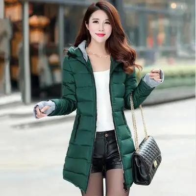 2018 New Windproof Waterproof Winter Jacket Women Coat Female Padded Coat Long Section Women Coat Windbreaker Parka
