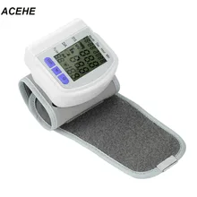 Digital LCD Automatic Wrist Blood Pressure Measurement Pulse Monitor Heart Beat Meter Pulse Oximeter Health Monitor Health Care