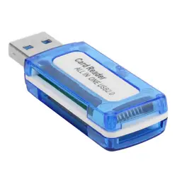 Новые мини все в одном чтения карт памяти для Micro SD TF MS Micro M2 USB 2,0 Smart Card Reader 4 в 1 Multi Портативный Cardreader