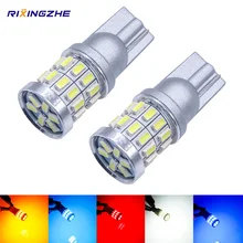 RXZ 1 шт w5w led T10 светодиодные лампочки Canbus 18SMD 3014 для парковки, сигнальный фонарь, внутренняя Карта Купол фары Дневные ходовые огни 12V Белый Амер яркий