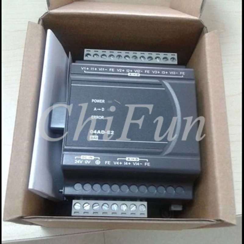 

Original Full New Delta PLC controller ES2 series module DVP04AD-E2 DVP04DA-E2 24VDC 4AO in box