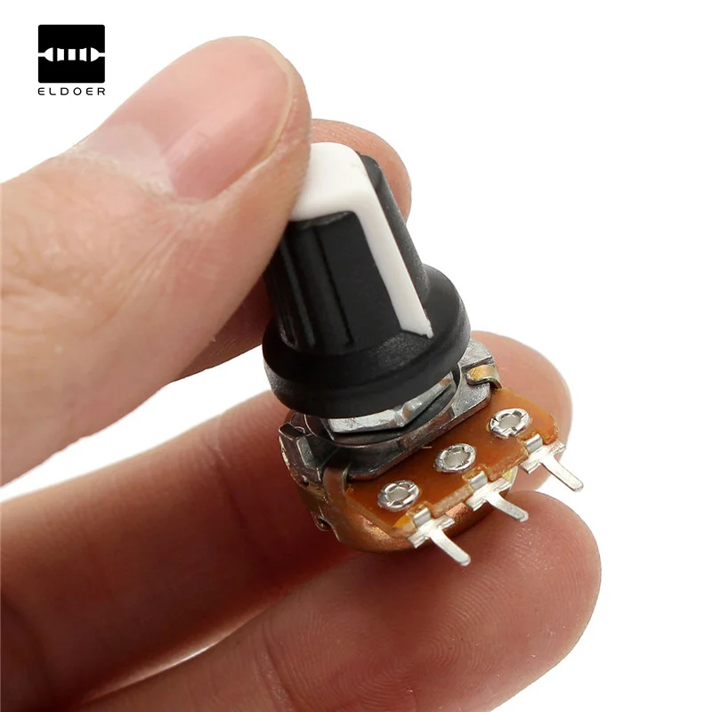

5pcs 10K OHM 3 Terminal Linear Taper Rotary Volume B Type Potentiometer Pot New Arrival High Quality New Electric Tool Tools