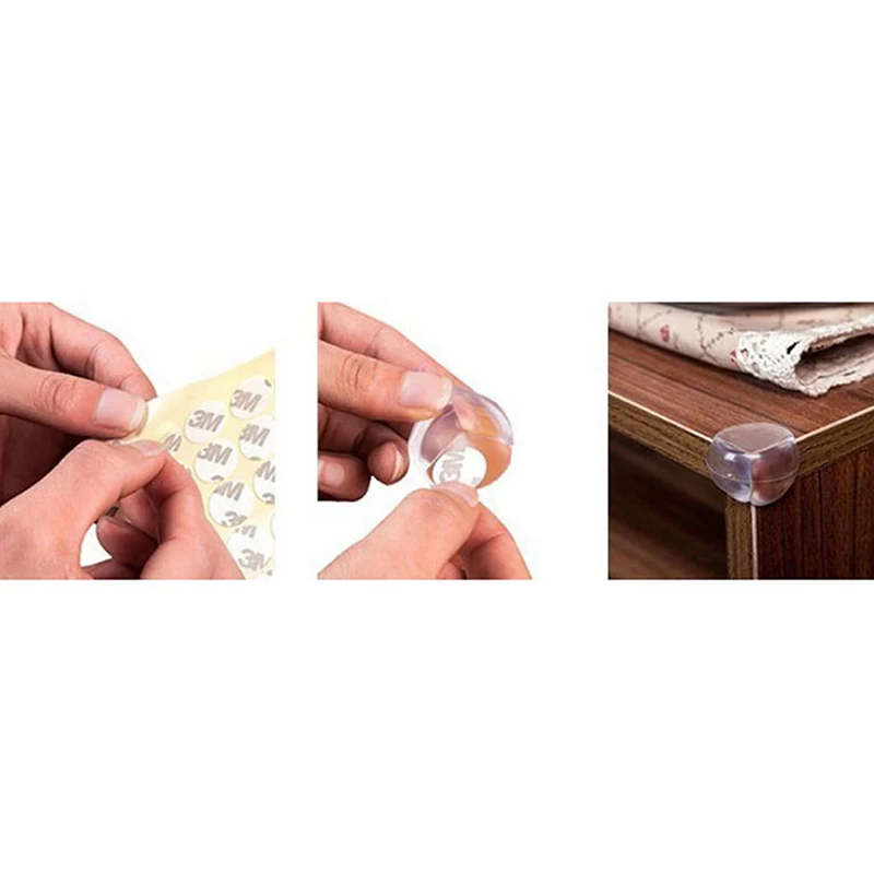 

Baby Safety PVC Corner Table Protector Corner Edge Protection Anti-Collision Transparent Protection Angle Protector