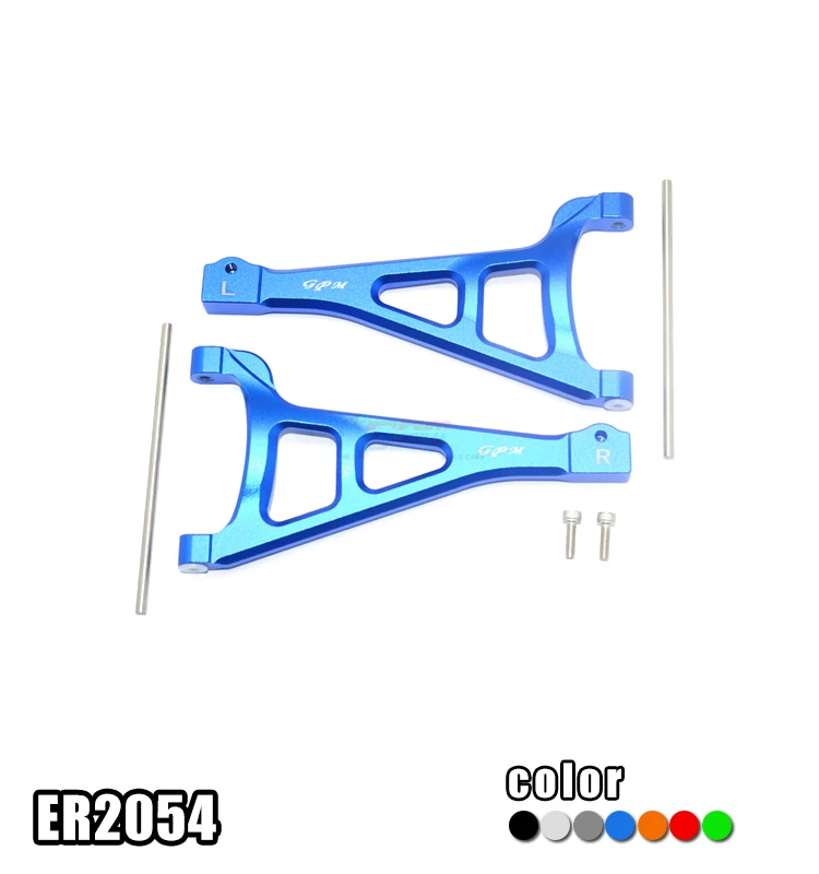 

1Pair E-REVO Front Upper Suspension Arm ER2054 Aluminum Frame Fixed Mount for RC Cars Upgrade Part