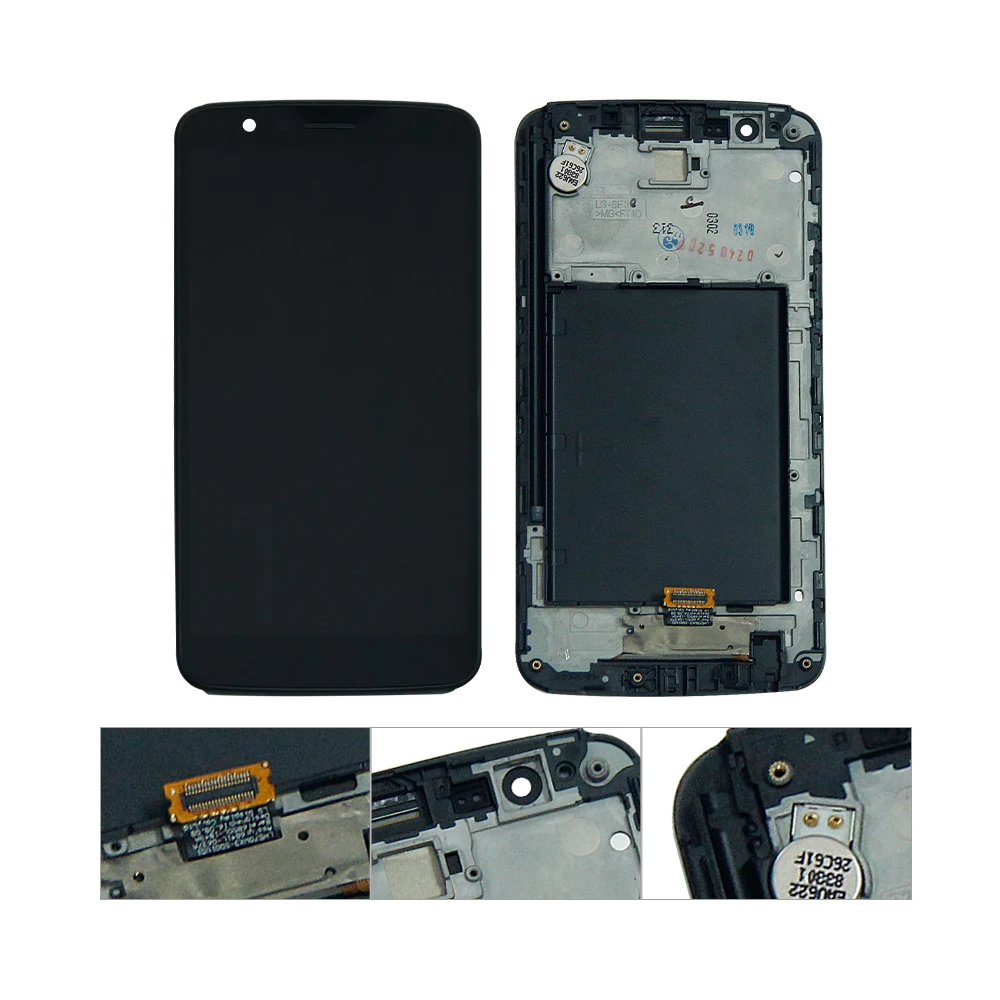 

For LG Stylus 3 LS777 M400AR M400DK M400DY LCD Display With Touch Screen Digitizer Assembly Frame Free Tools