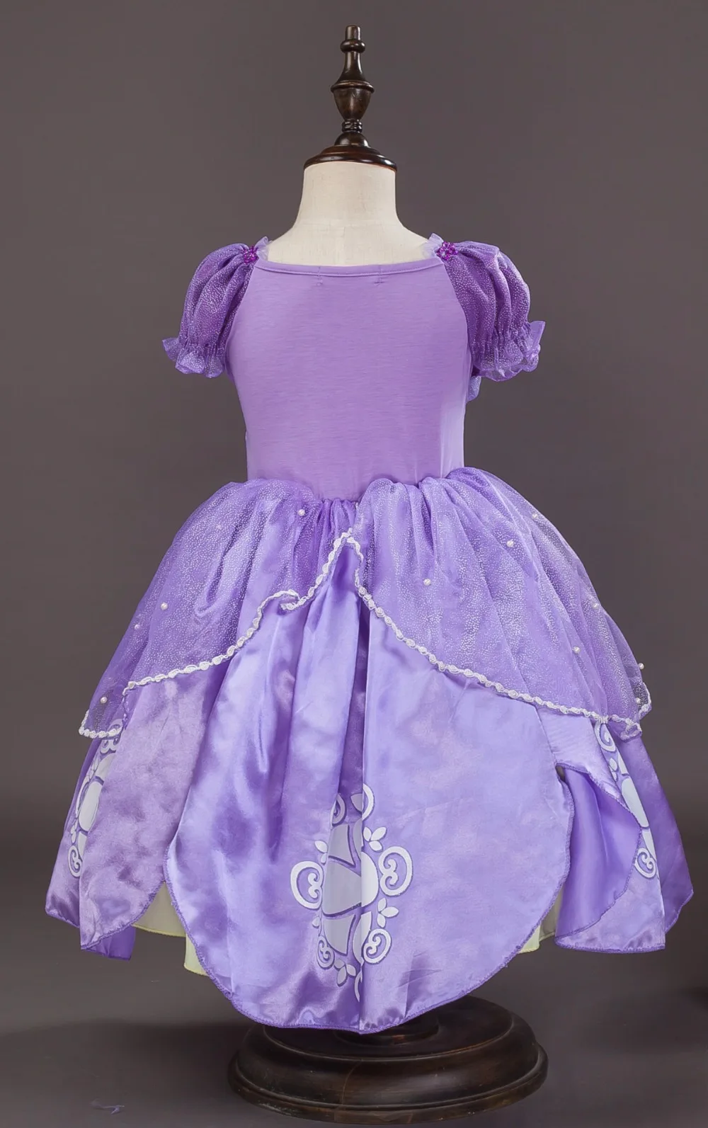 Новое поступление, платье принцессы Лолиты для девочек цельная длинная юбка-пачка для свадьбы, дня рождения, платья для девочек, Детский костюм