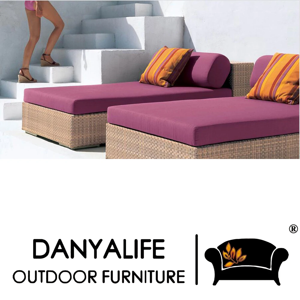 DYSF D2201 Danyalife Deluxe Synthesis Rattan Swimming Pool Lounger