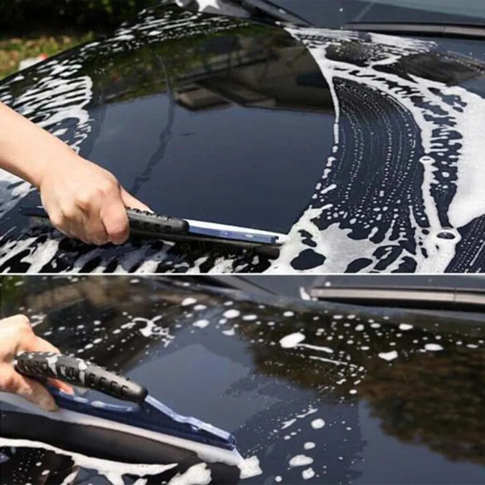 Silicone Water Wiper Scraper Blade Squeegee Car Vehicle Windshield