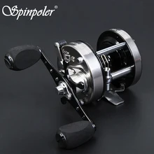 Барабан лодка подшипник рыболовной катушки 6+ 1 Низкопрофильная катушка металлическая супер мощность 6 кг длинная литая барабанная катушка Molinete левая/правая рука
