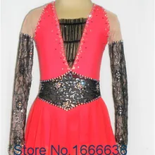 Пользовательские взрослые Фигурное катание платья с спандексом изящные бренд фигурное катание платье для соревнований DR2745