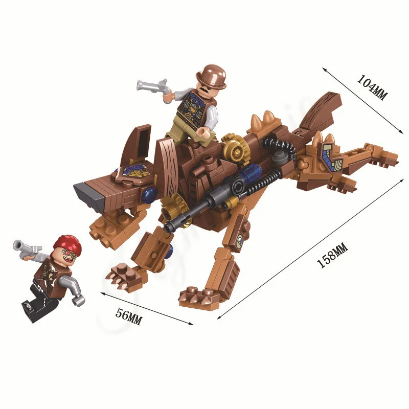 New-Arrival-World-War-2-The-Age-Of-Steam-Military-Robot-Dog-Building-Block-Toys-for
