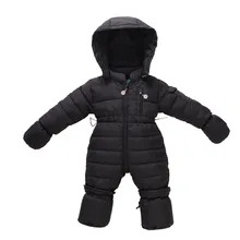 winter Infant raccoon fur collar climbing Rompers Brand genuine baby Glossy Siamese clothes climbing down thick