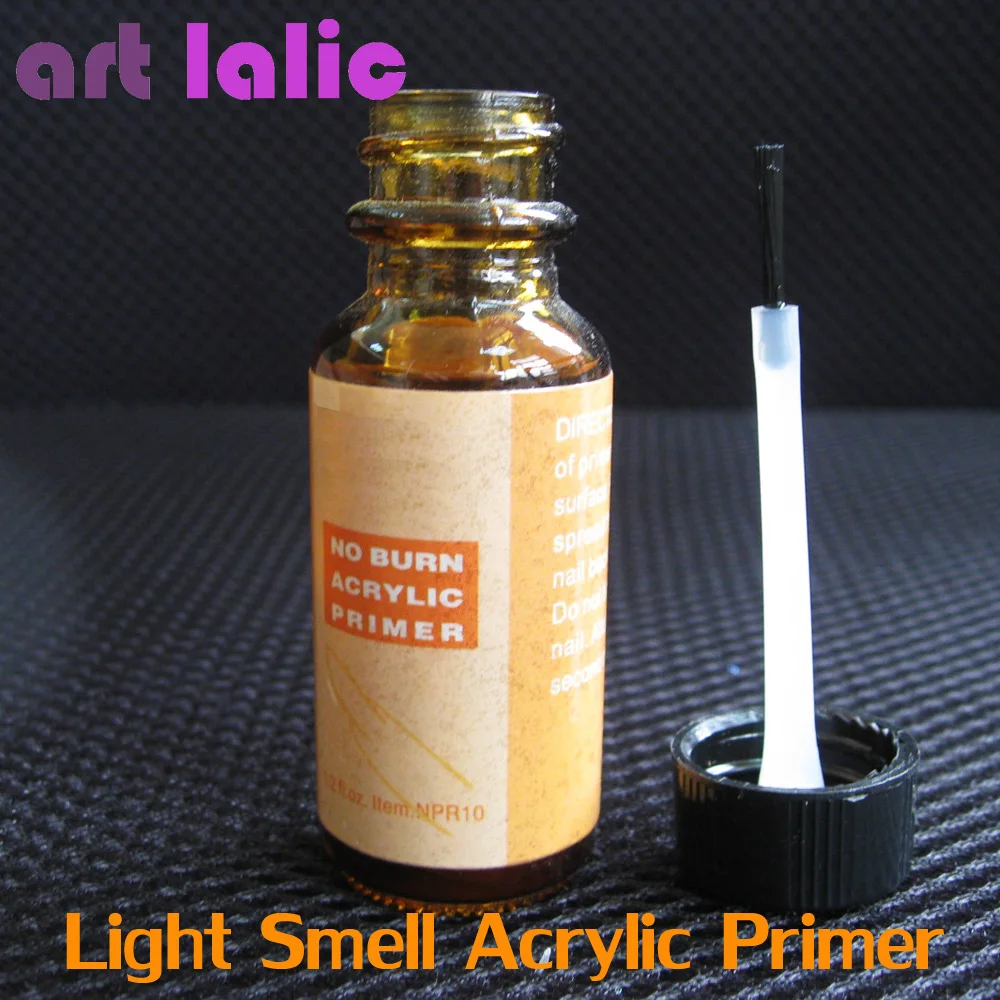 

Light Smell Acrylic Primer Powder Nail Art Tips Base Bond No Burn 0.5 Oz