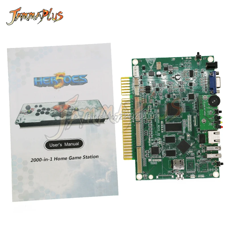 

New arrival Heroes 2020 in 1 jamma PCB arcade multi game board VGA/ HDMI for arcade game cabinet machine support GPIO