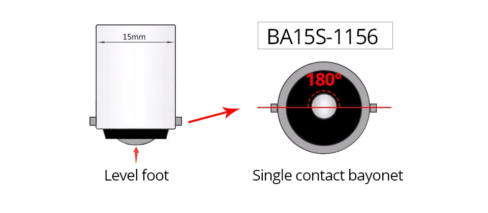 1156 BA15S 1157 BAY15D BAU15S CAR LED Filament Light 2 COB Bulbs Turn Signal Tail Parking Reverse Lamp 12V DC White Warm White (6)