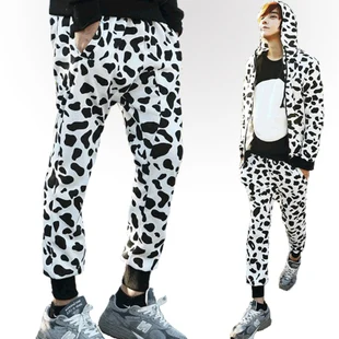 mens cow print jeans