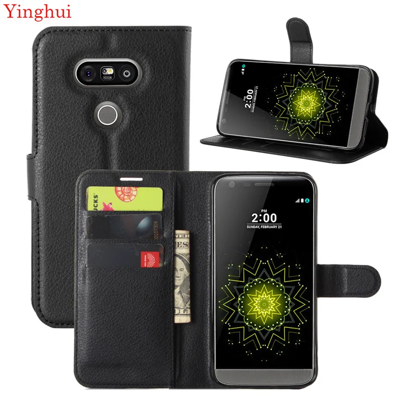 Для LG G5 H868 H830 F700S H845 H850 Чехол кожаный флип чехол для телефона Кошелек со стойкой с