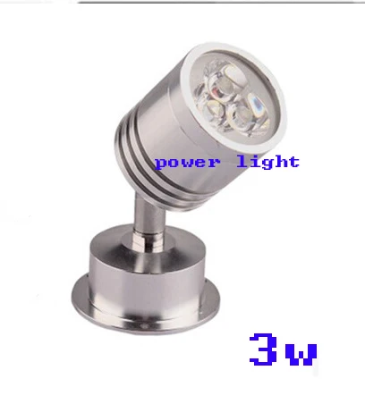 

10pcs 3W Mini Led Light For Jewelry Display Showcase Under Counter Cabinet Tablet Lamp Free Shipping Aluminum