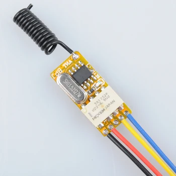 

315Mhz 433Mhz Mini Contact RF Remote Control Switch Normally Open Closed Wireless Switch Receiver NO COM NC Learning Code