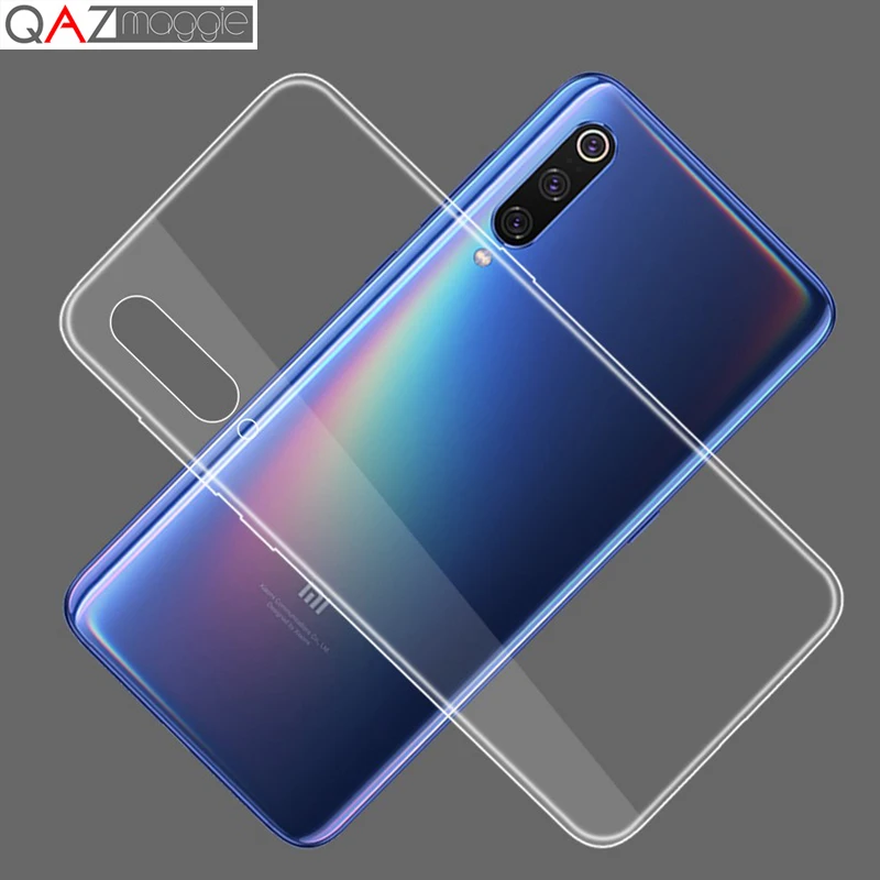 

Xiaomi Mi 9 Case QAZ Maggie soft Transparent Clear TPU Case for Xiaomi Mi9