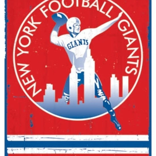 New York Giants - Retro Logo 15 Poster Print (22 x 34)