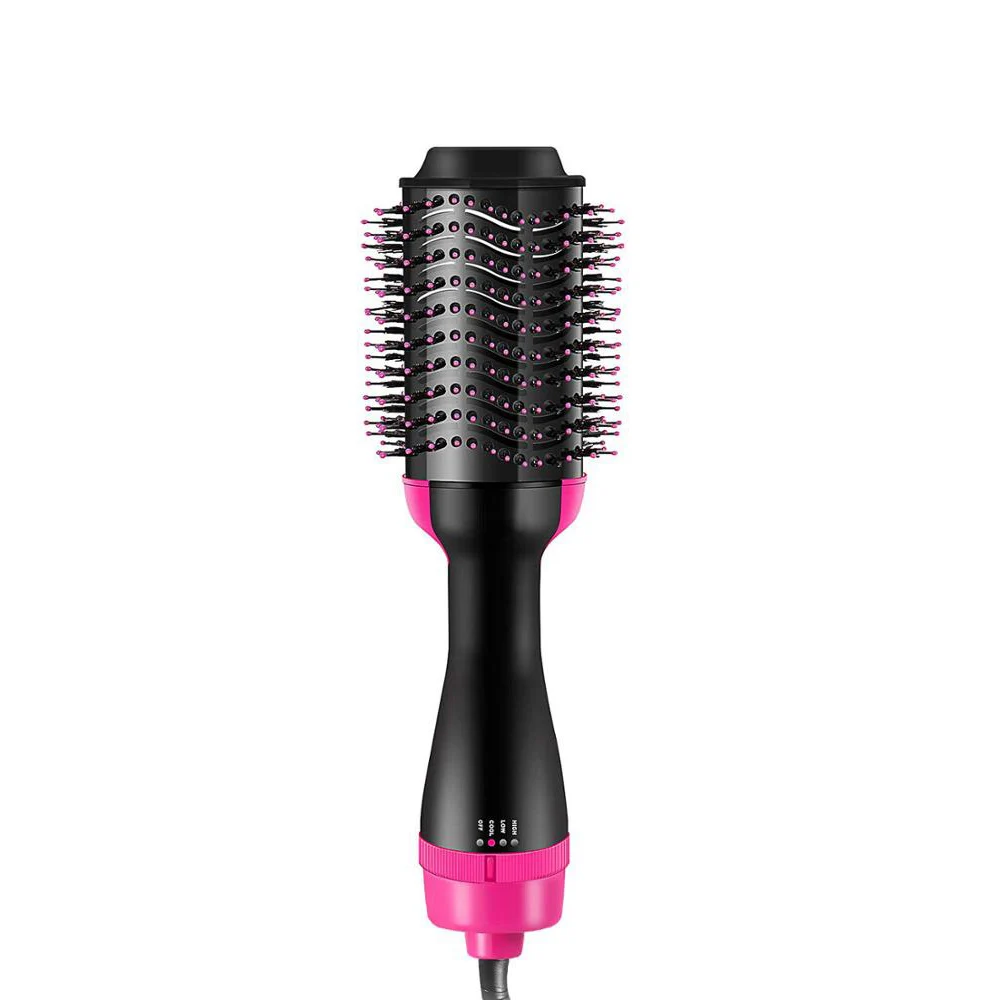 

Professional One Step Hair Dryer brush volumizer 2 in 1 straightener and curler Hot Air Curling iron Rotating Rollers Comb