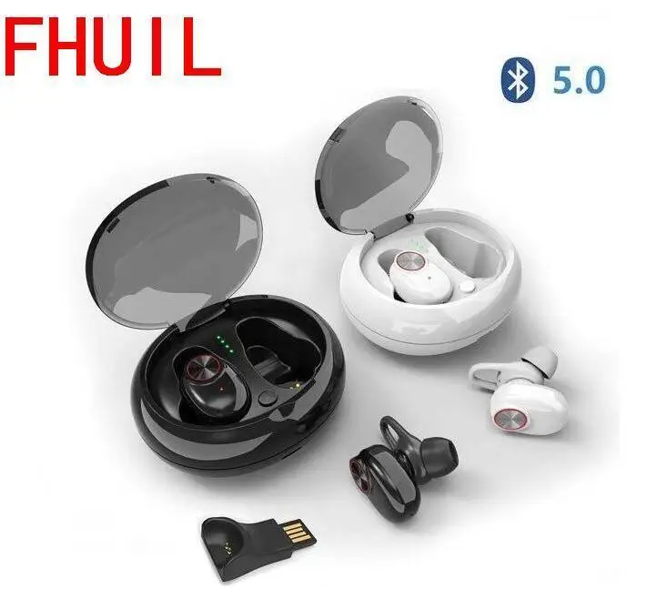 

Gift USB to Charge Separately TWS Wireless Earphone Sports HIFI Stereo Sound Earphones with Dual Microphone and Charging box