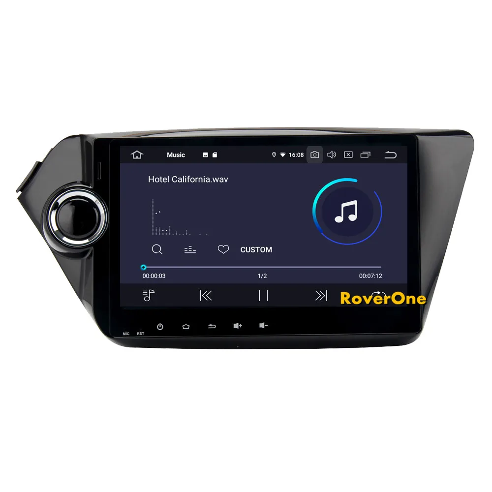 Top RoverOne For Kia Rio K2 2011+ Android 9.0 Autoradio Car Multimedia Player Stereo Radio GPS Navigation Head Unit NO DVD 9