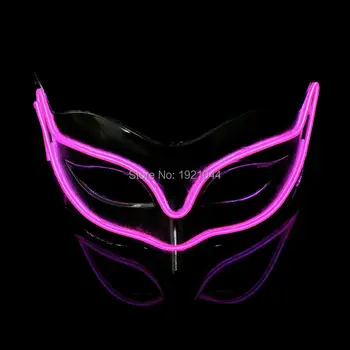 NEW TYPE Fox Mask EL wire Masks 10 colors Select glowing Neon Halloween Mask For Festival Party Carnival By 3V Steady On Driver
NEW TYPE Fox Mask EL wire Masks 10 colors Select glowing Neon Halloween Mask For Festival Party Carnival By 3V Steady On Driver