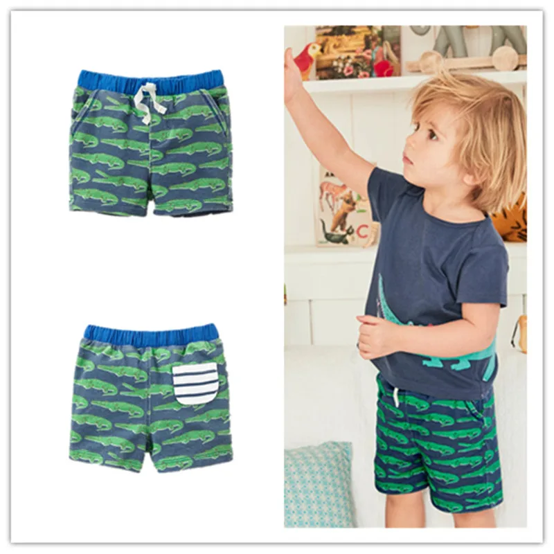 

2019 boys shorts summer boy cartoon trousers children's cotton sports boys beach shorts kids boys active short pants lm007s