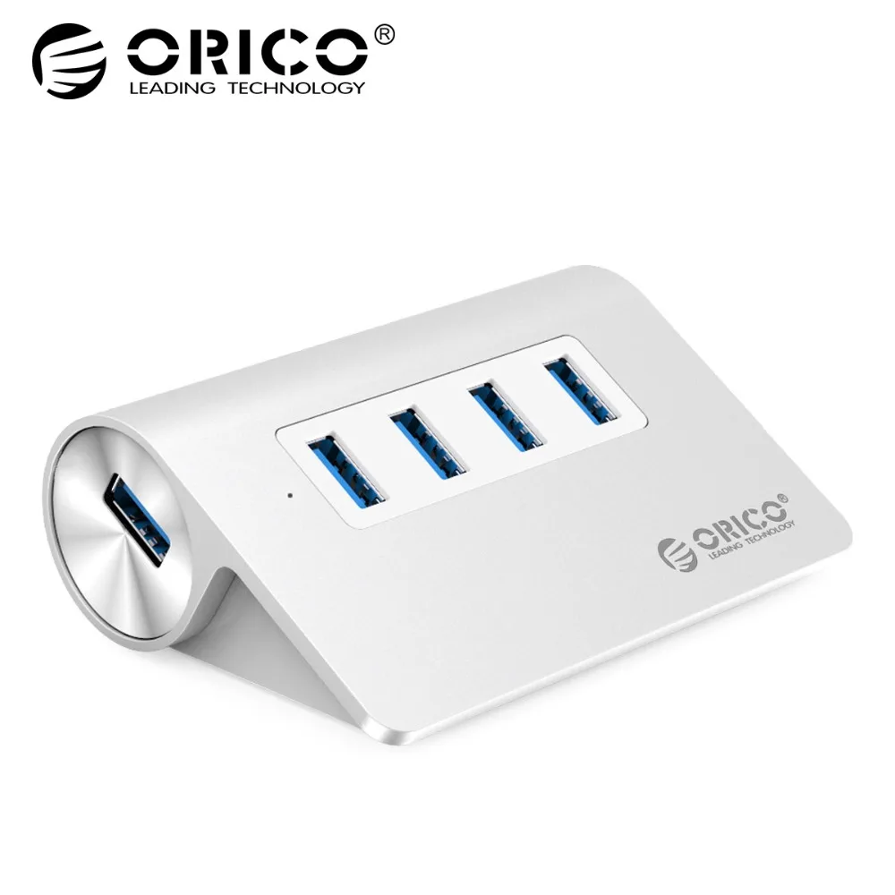 

ORICO Aluminum 4 ports USB 3.0 HUB High Speed Mini Splitter Portable Hub for phone Laptop PC Computer with 1M Data Cable