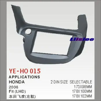 

For Honda Fit 2007-2013 Right Hand Drive Car Radio Dash Board Kit 2 DIN ABS Plastic Fascias Car Audio Panel Frame Fascia