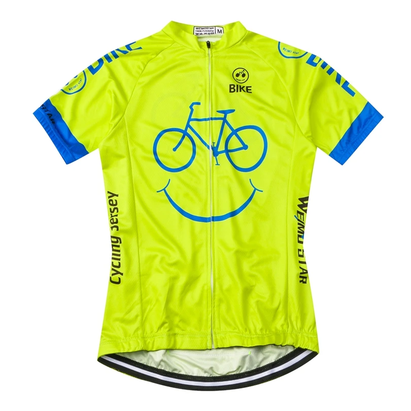 Weimostar велосипедная Джерси Ciclismo bicicleta флуоресцентная зеленая mtb одежда командная