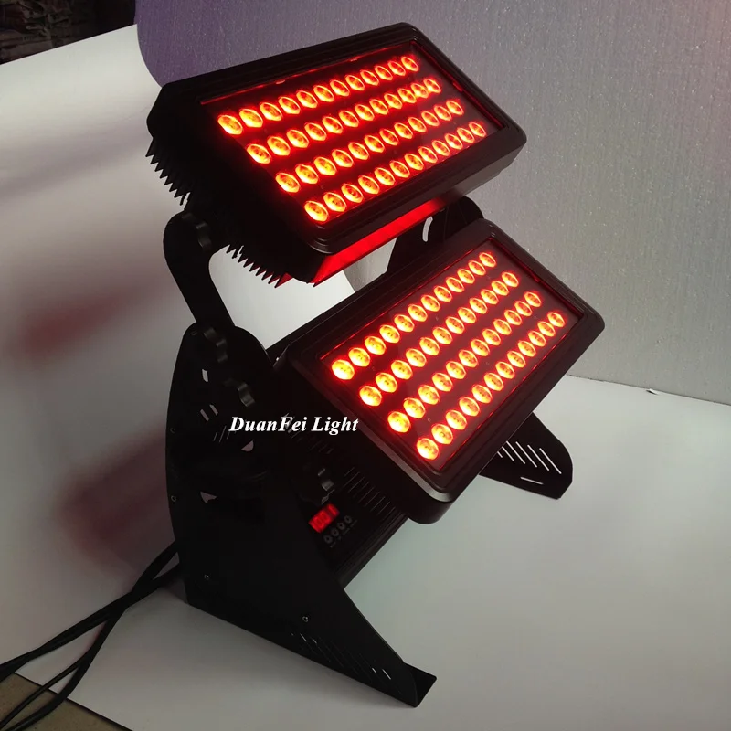 6 шт. 96x10 led rgbw городской цветной светильник 4в1 wash wall spot lyre настенный 10 Вт ip65|Эффект