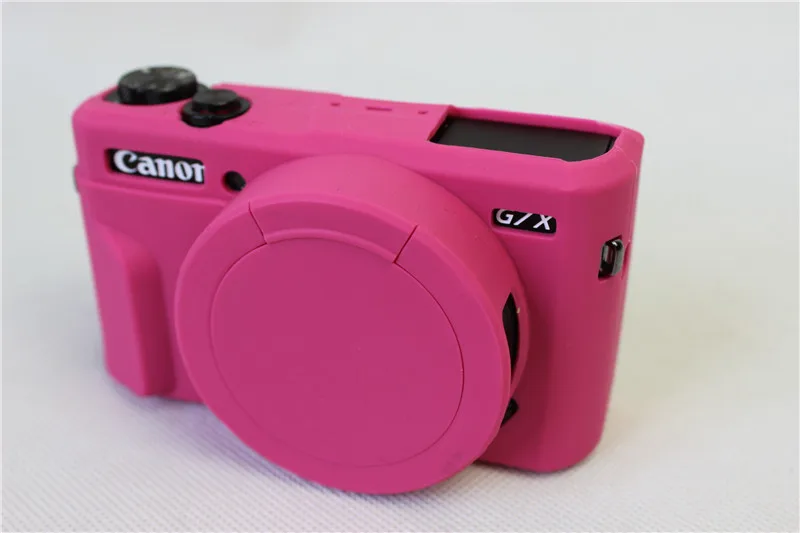  Bom Bolsa de Vídeo da Câmera para Canon G7x G7xii Mark 2 Câmera G7x ii Case de Borracha de Silicone Case Capa de Proteção do Corpo Pele - Image 2