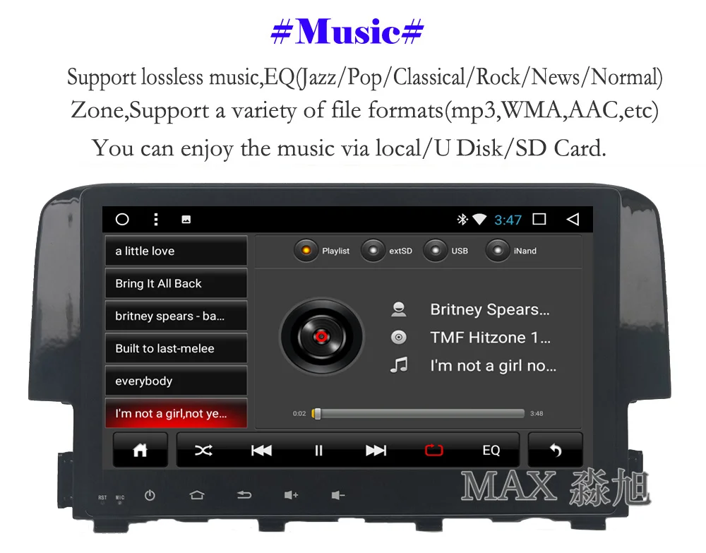 Cheap MAX 2G RAM 32G ROM Android 8.1.0 Car DVD Player for Honda Civic 2015 2016 2017 Car Radio RDS Bluetooth Call/Music 4G WiFi SWC 4