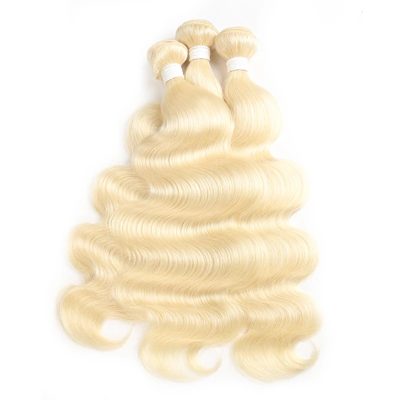 613 цвет honey Blonde пучок человеческих волос 8-26 дюймов средства ухода за кожей волна волос Расширения kemy hair 2/3 шт. не Реми волос Weave комплект s