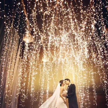 

LED string 10 strip 2M Copper wire lamp 8 colors available Holiday lights Christmas lights Garden decoration fairy lamp