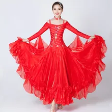 New Modern Dance Costumes Women Ballroom Dance Dresses Standard Salsa Samba Tango Ballroom Competition Dresses